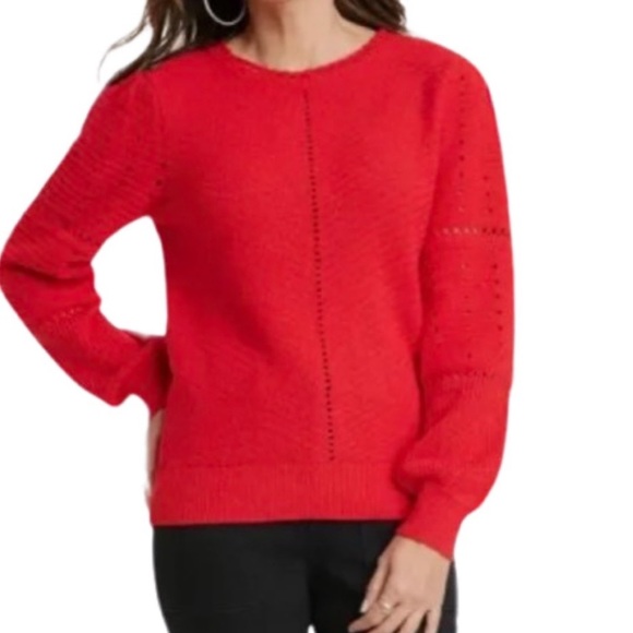 NWT Red sweater by Knox Rose. - Picture 1 of 8